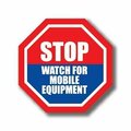 Ergomat 20in OCTAGON SIGNS - Stop Watch for Mobile Equipment DSV-SIGN 400 #1059 -UEN